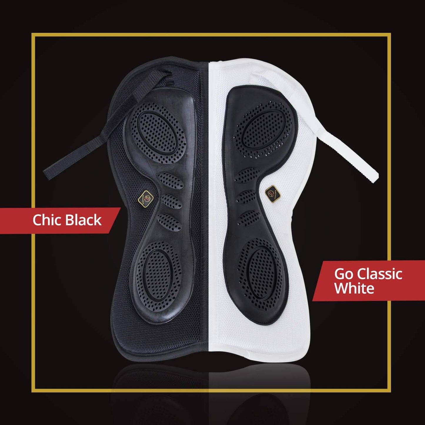 ArenaPro Therapeutic Half Pad | Shock Absorbing Air Mesh Saddle Support