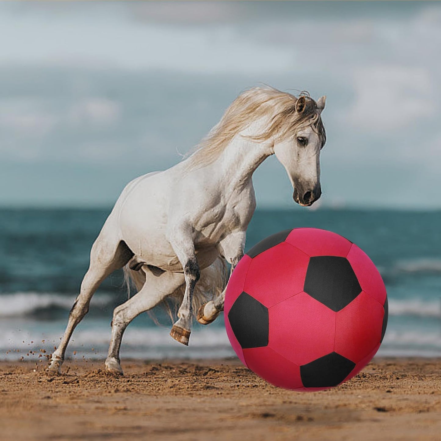 40” Horse Herding Ball Toy | EquiPlay™ Enrichment & Training Ball