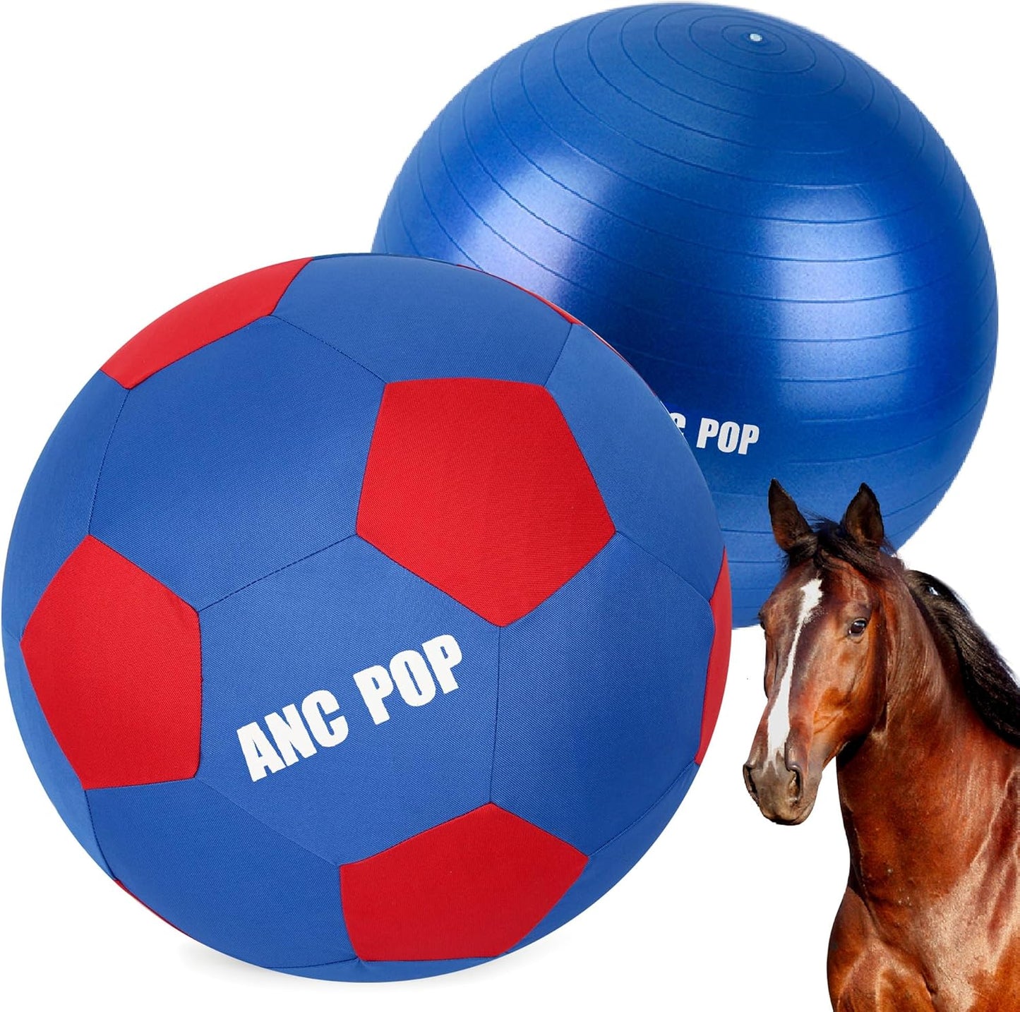 40” Horse Herding Ball Toy | EquiPlay™ Enrichment & Training Ball