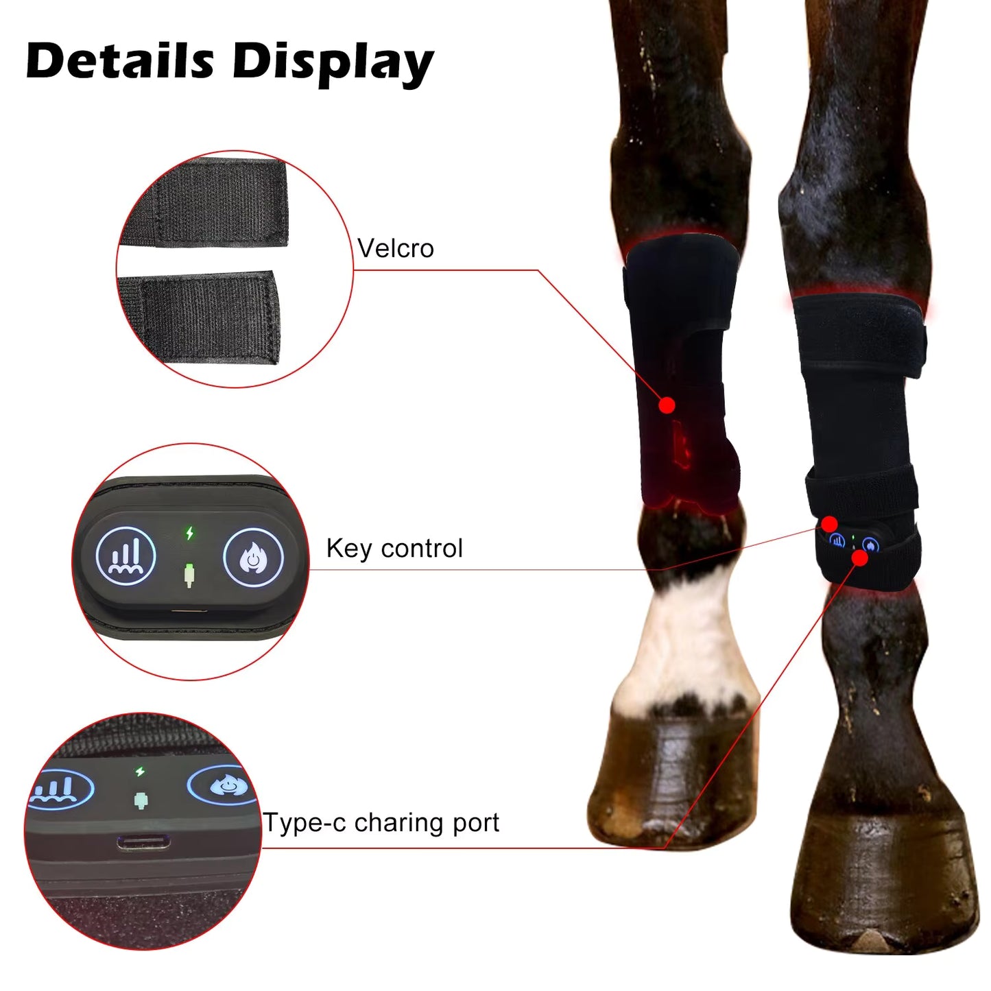 Mini Red Light Therapy Boots, for Ponies & Small Horses