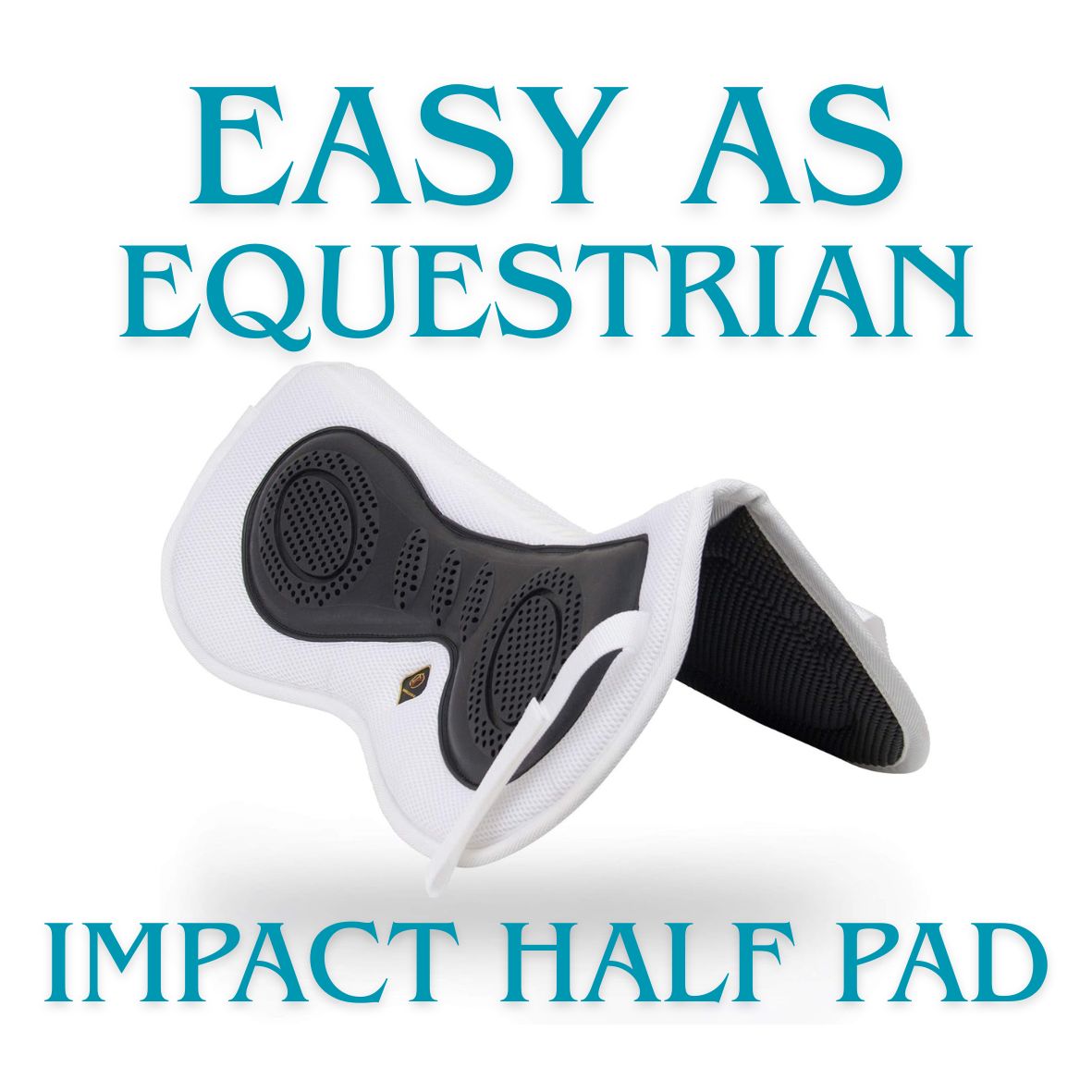 ArenaPro Therapeutic Half Pad | Shock Absorbing Air Mesh Saddle Support