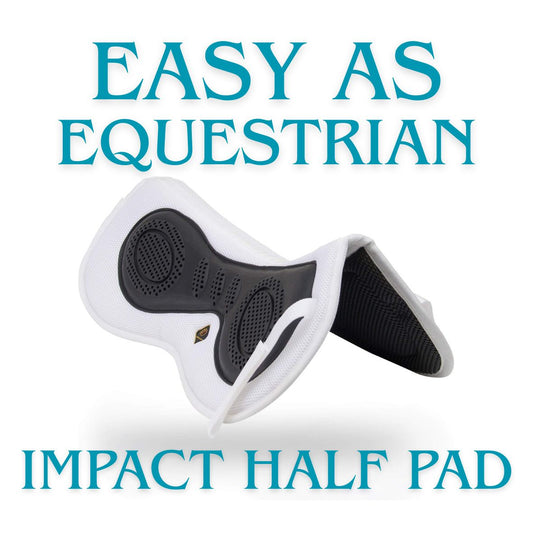 ArenaPro Therapeutic Half Pad | Shock Absorbing Air Mesh Saddle Support
