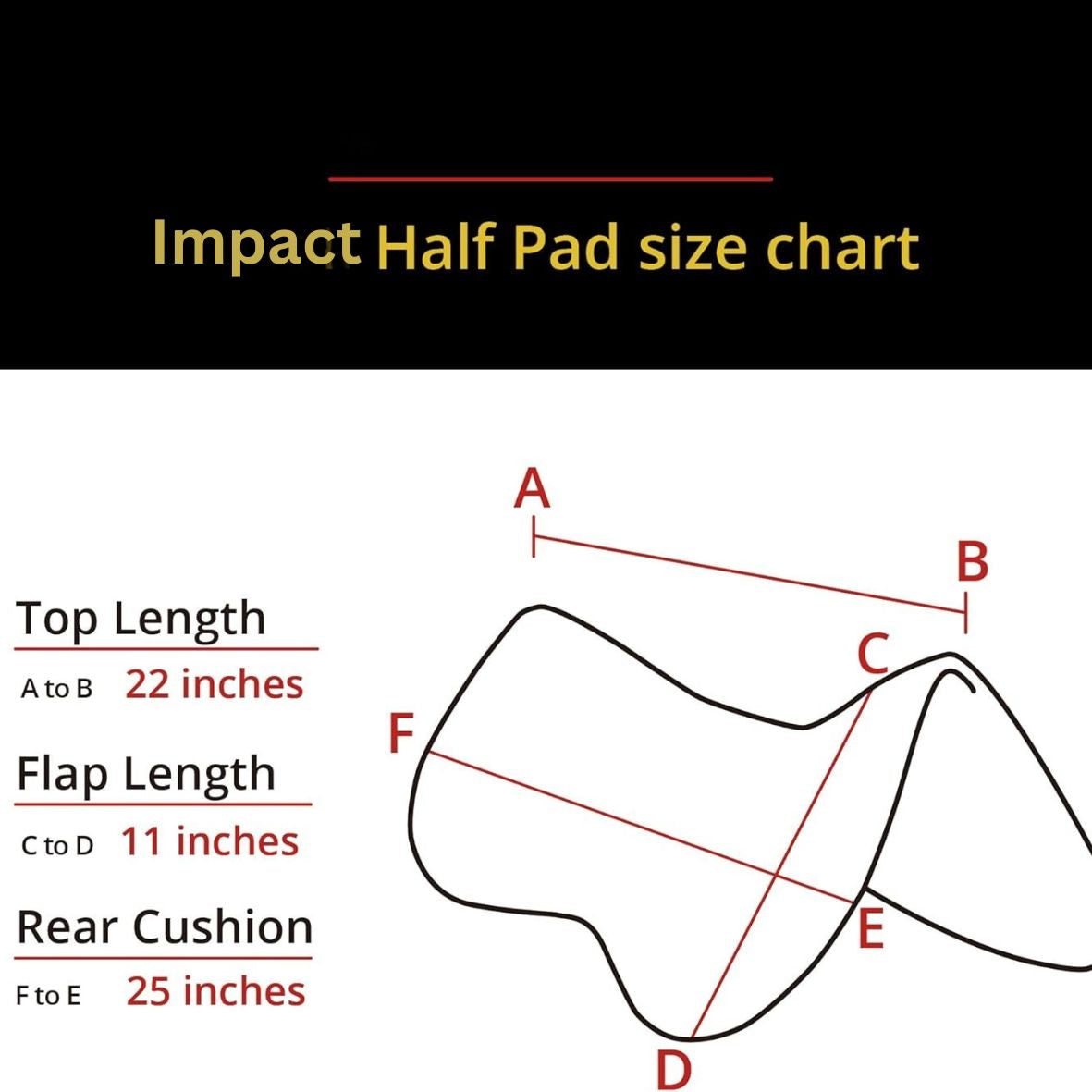 ArenaPro Therapeutic Half Pad | Shock Absorbing Air Mesh Saddle Support