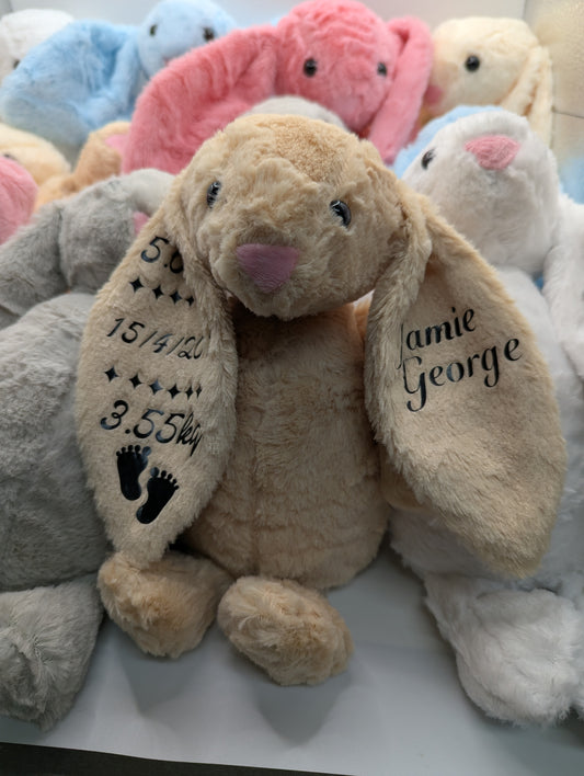 Forever Bunny™ Personalised Birth Keepsake Collection