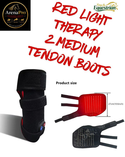 Horse Red Light Therapy 2 Medium Tendon Boots