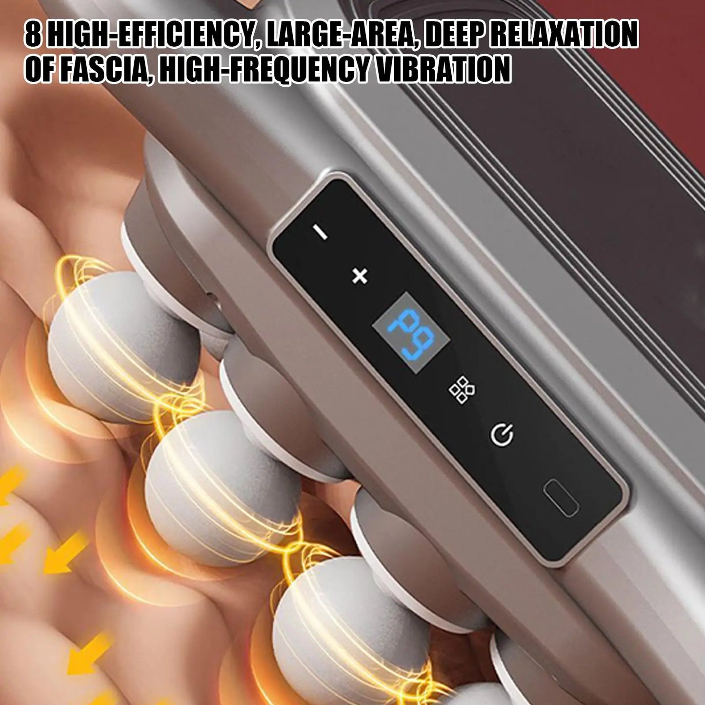 Horse Massage Gun – 8 Head Heated Equine Muscle Massager for Recovery & Pain Relief